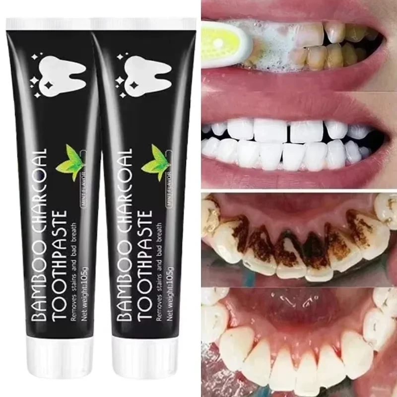 Teeth Whitening Charcoal - Bamboo Charcoal Whitening Toothpaste for Oral