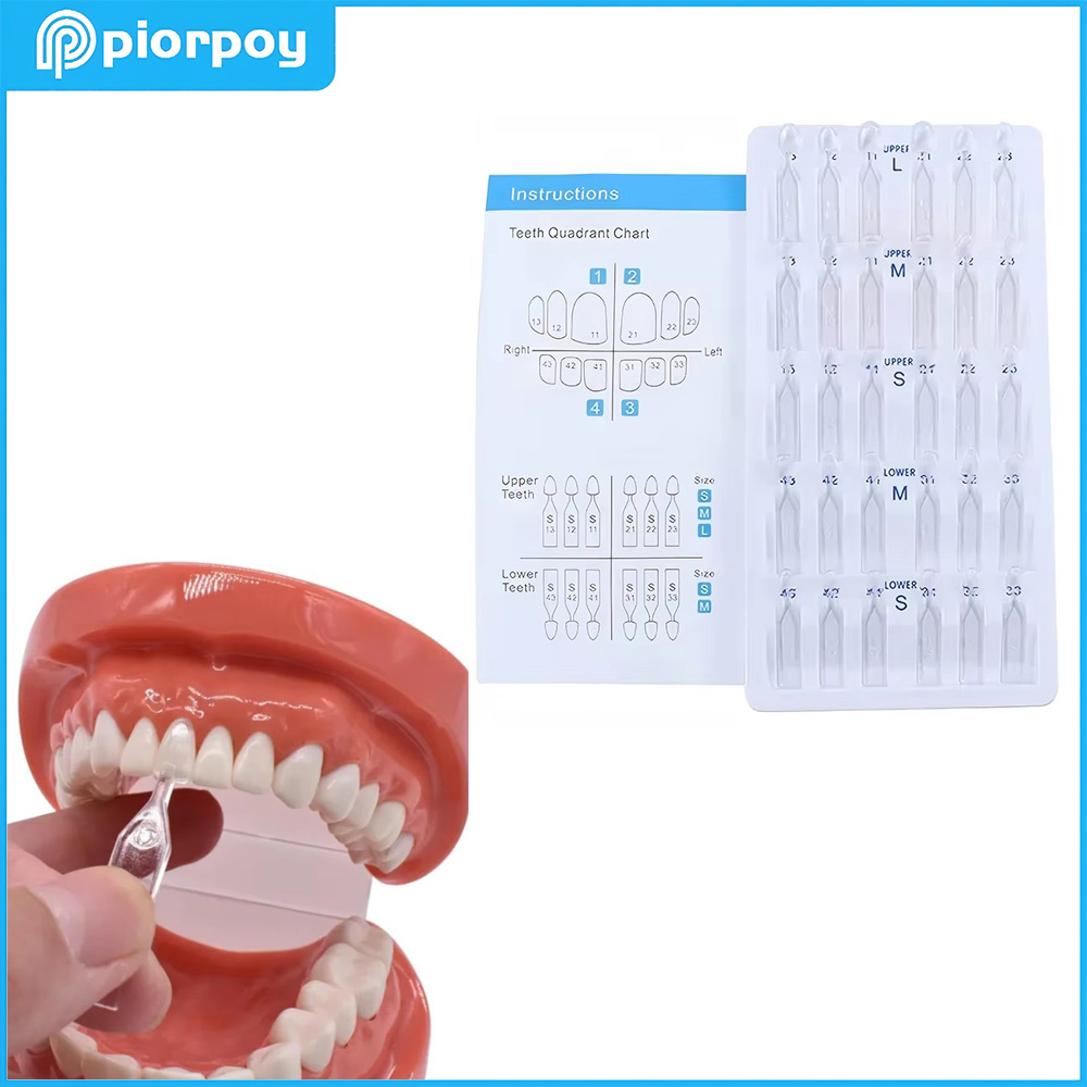 Teeth Whitening Kit With Light - PIORPOY Dental Composite Resin Veneers Mould