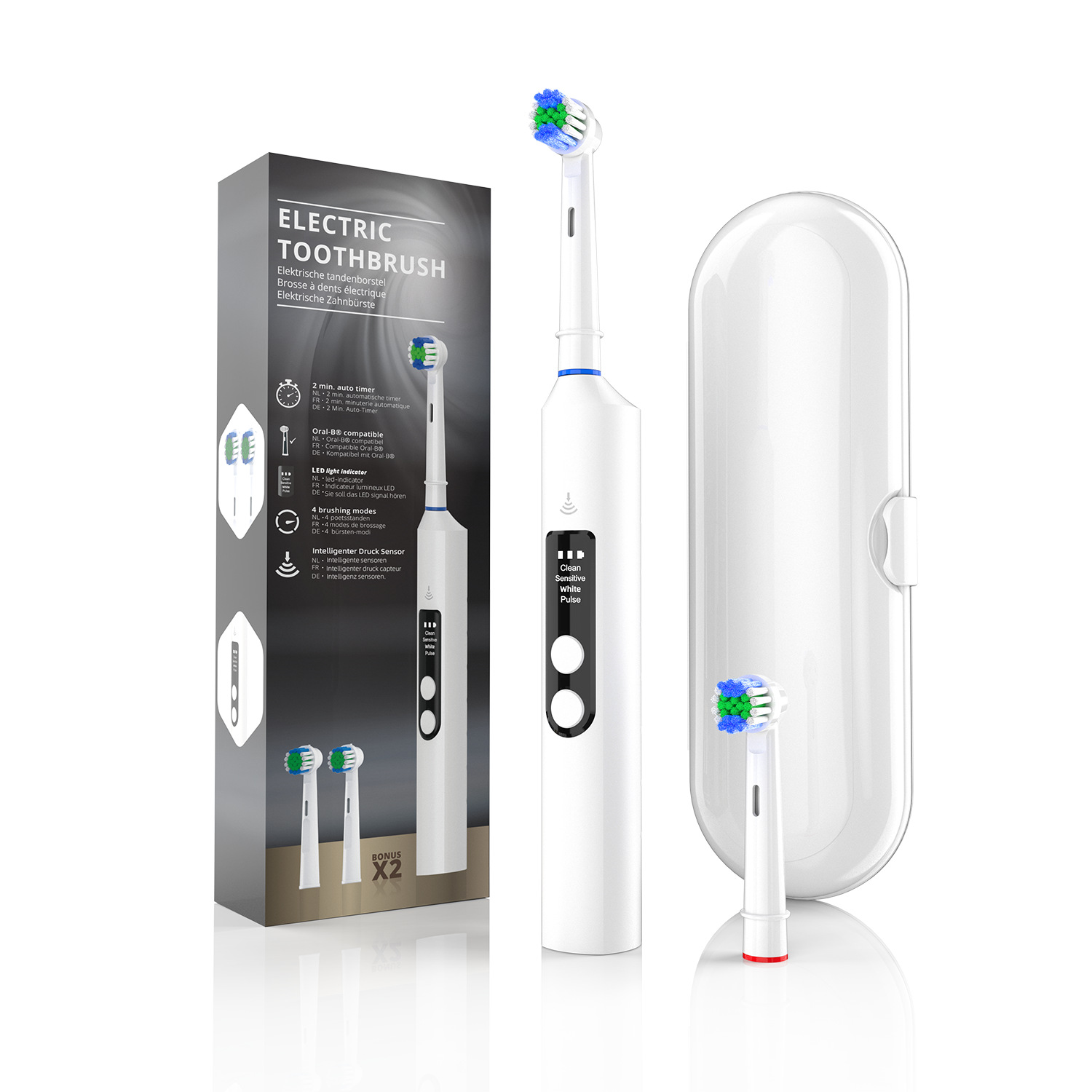 Wireless Rechargeable Fully Au - Electric Toothbrush Sonic review and price