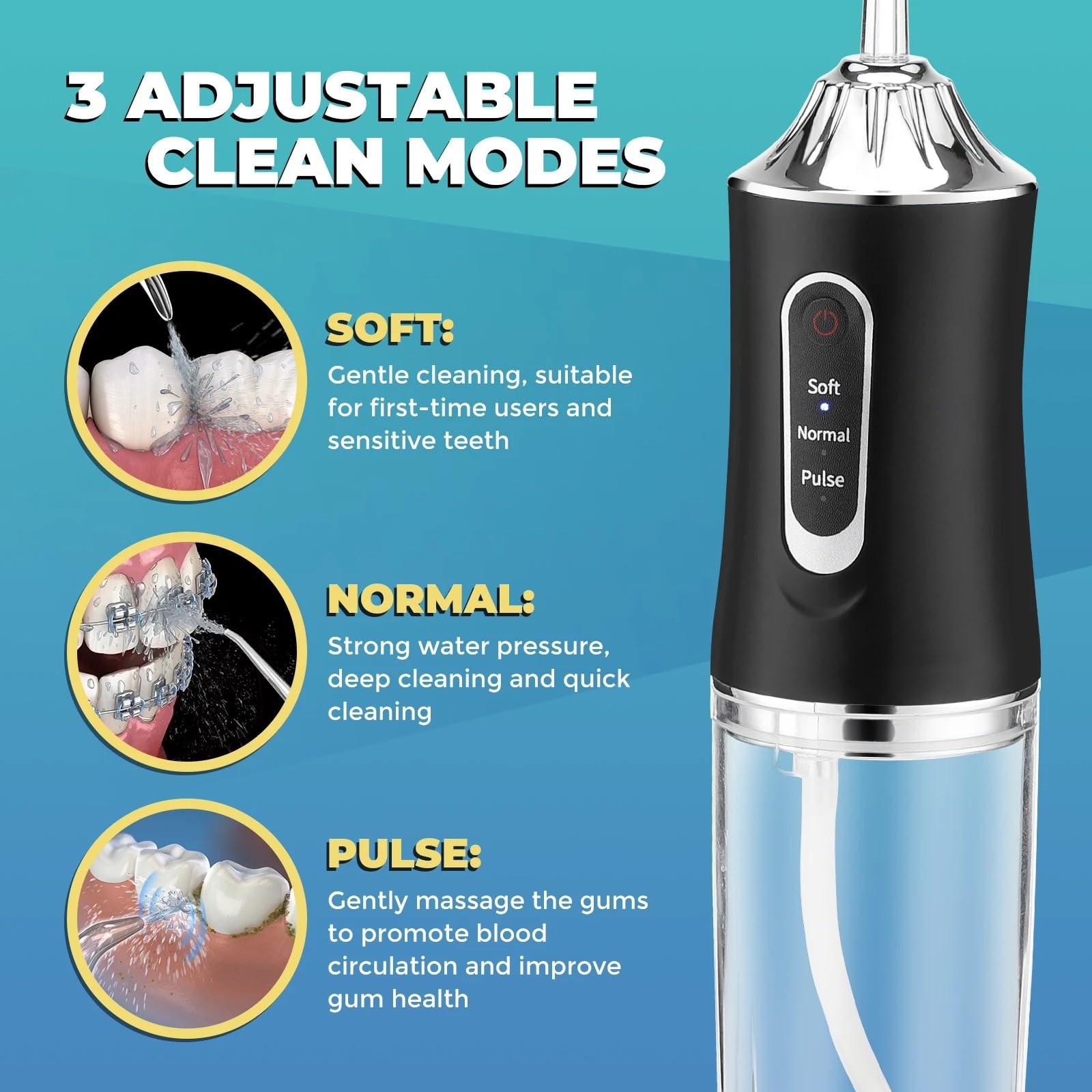 Portable Oral Irrigator Water  - Water Flosser Cordless review and price