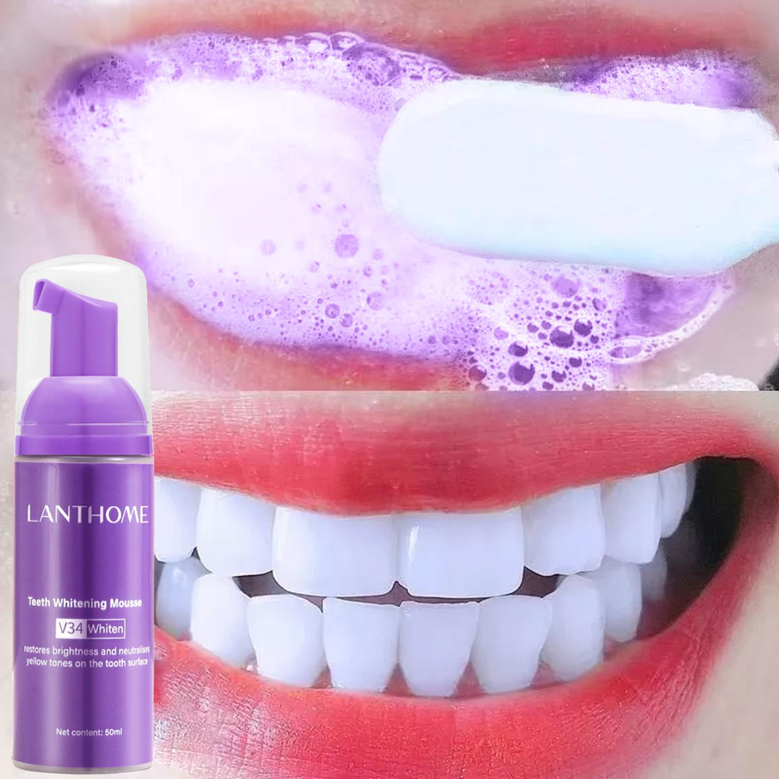 V34 Mousse Teeth Cleaning Toot - Teeth Whitening Yellow Teeth review and price