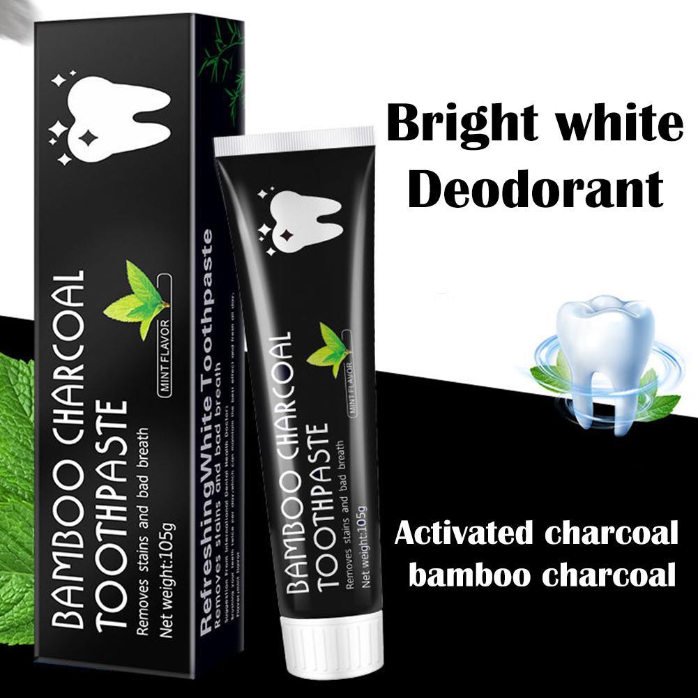 Bamboo Charcoal Toothpaste,Tee - Teeth Whitening Charcoal review and price