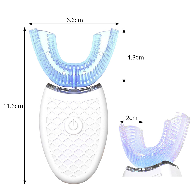 Soft Bristle U Shape Smart Tee - Teeth Whitening Kit With Light review and price