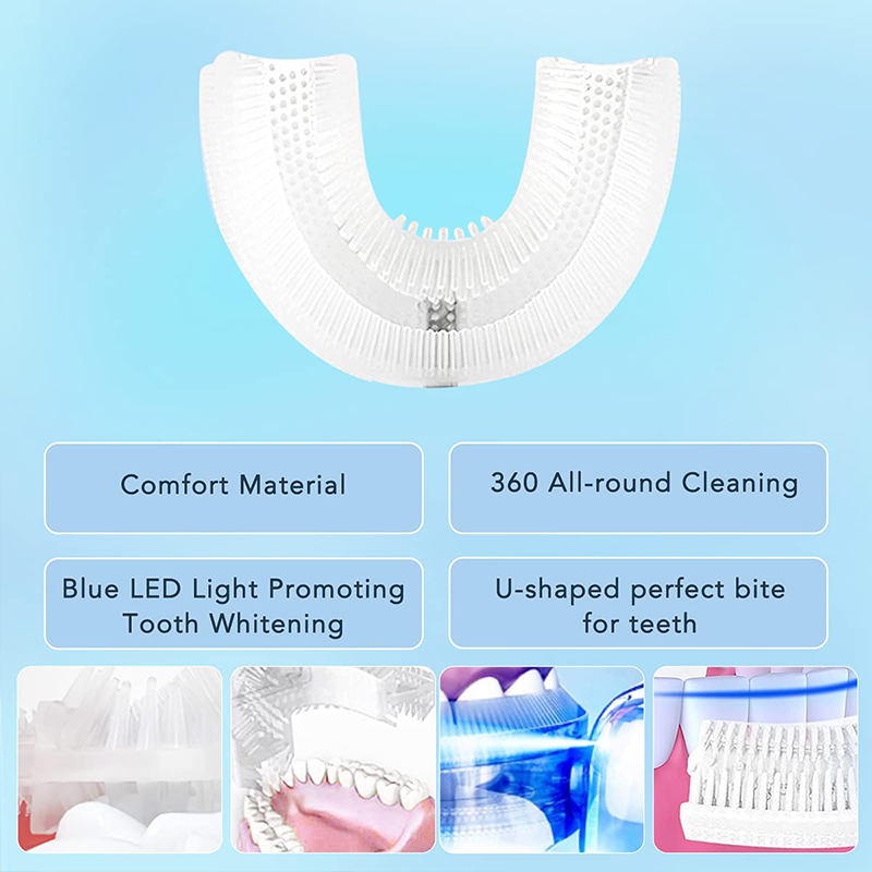 Dental Care U shape electric t - Teeth Whitening Kit With Light review and price
