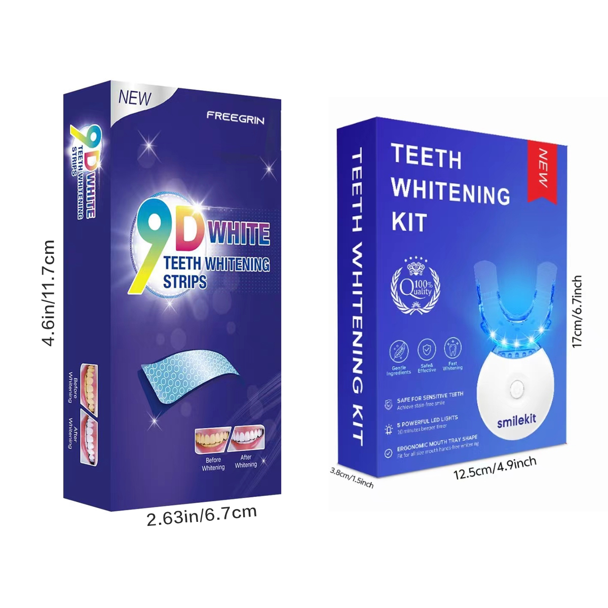 Teeth Whitening Kit - 5X LED L - Teeth Whitening With Hydrogen Peroxide review and price
