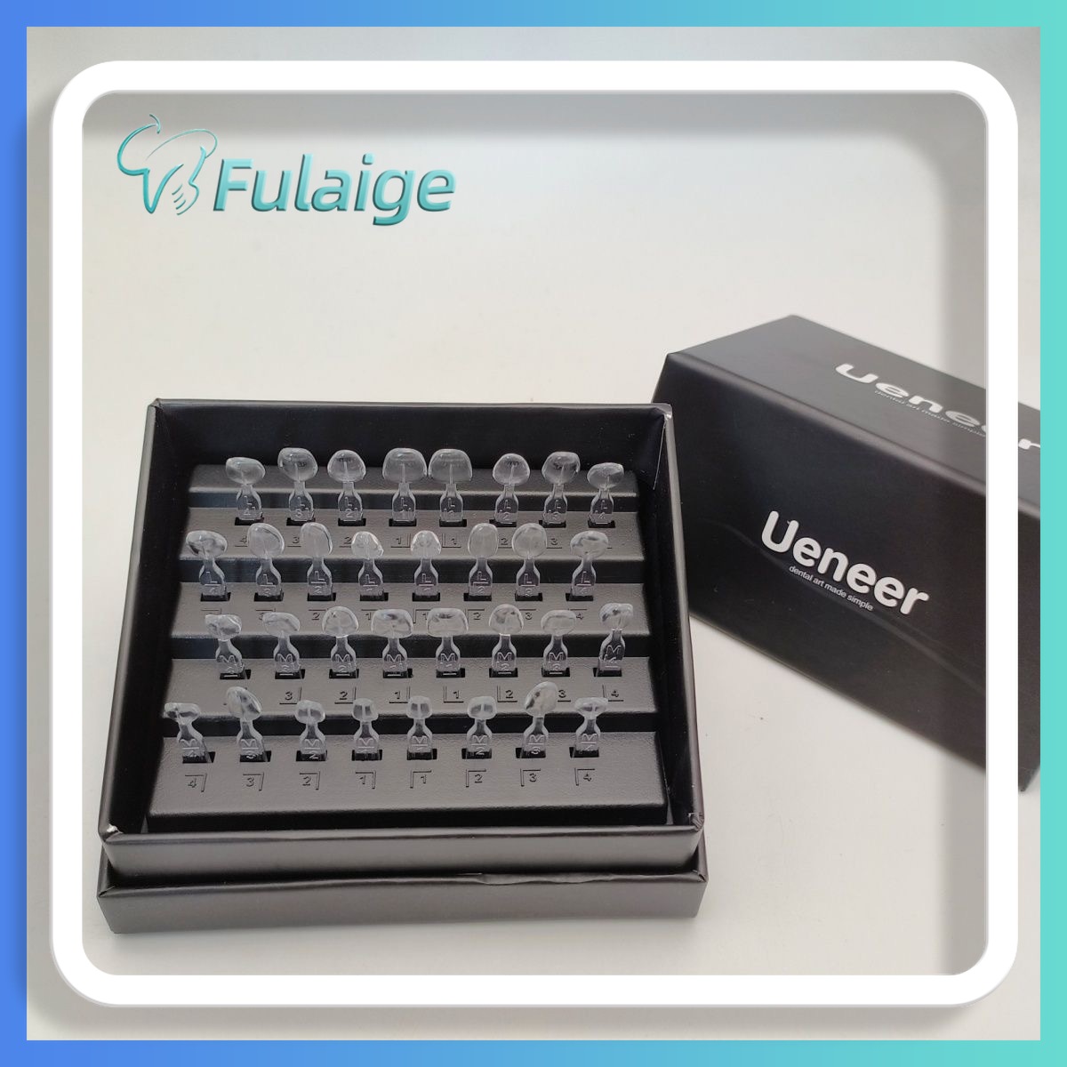 32pcs Press-On Dental Veneer M - Teeth Whitening Light Kit review and price