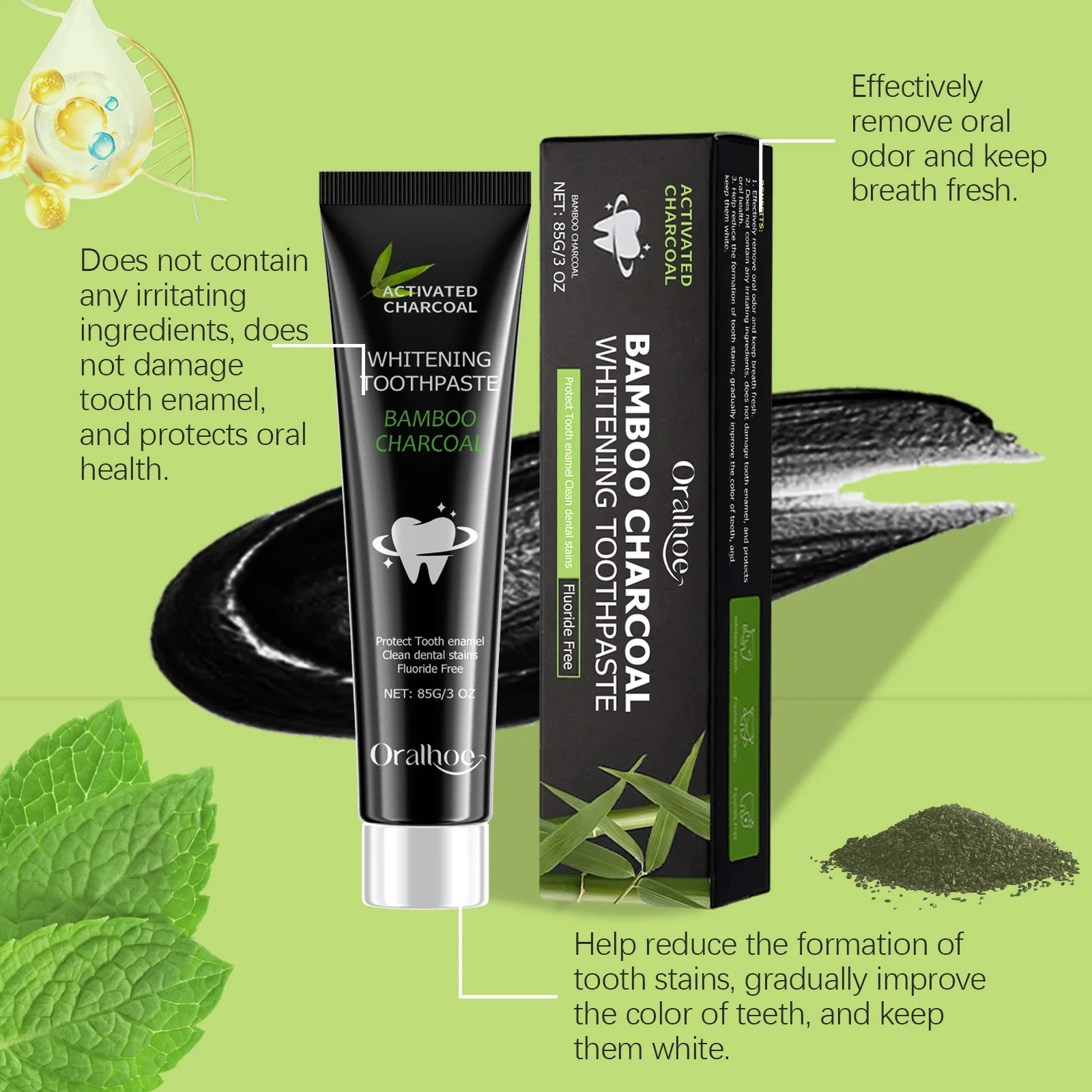 Whitening Toothpaste Adsorb Ba - Teeth Whitening Charcoal review and price