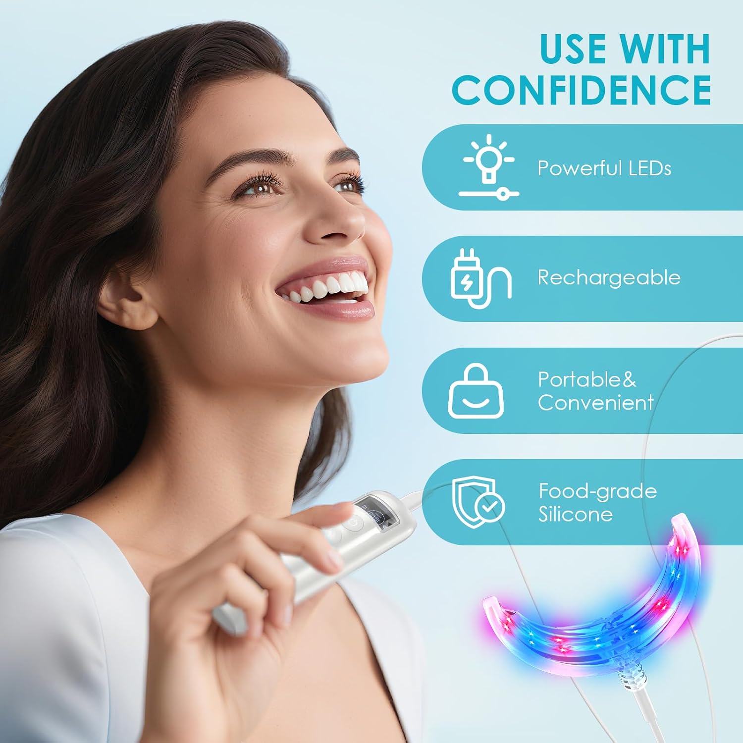 Teeth Whitening Accelerator 16 - Teeth Whitening Kit With Light review and price