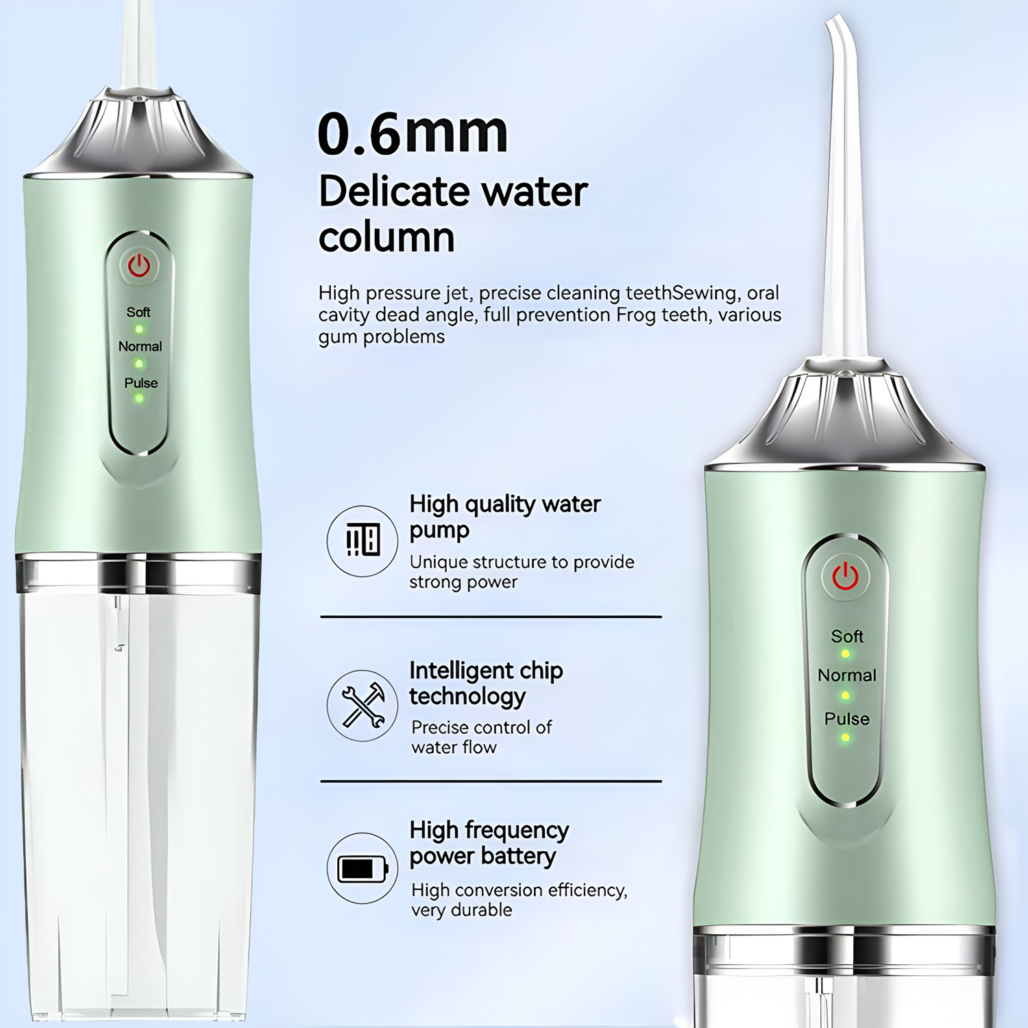 USB Portable Oral Irrigator Wa - Water Flosser Cordless review and price
