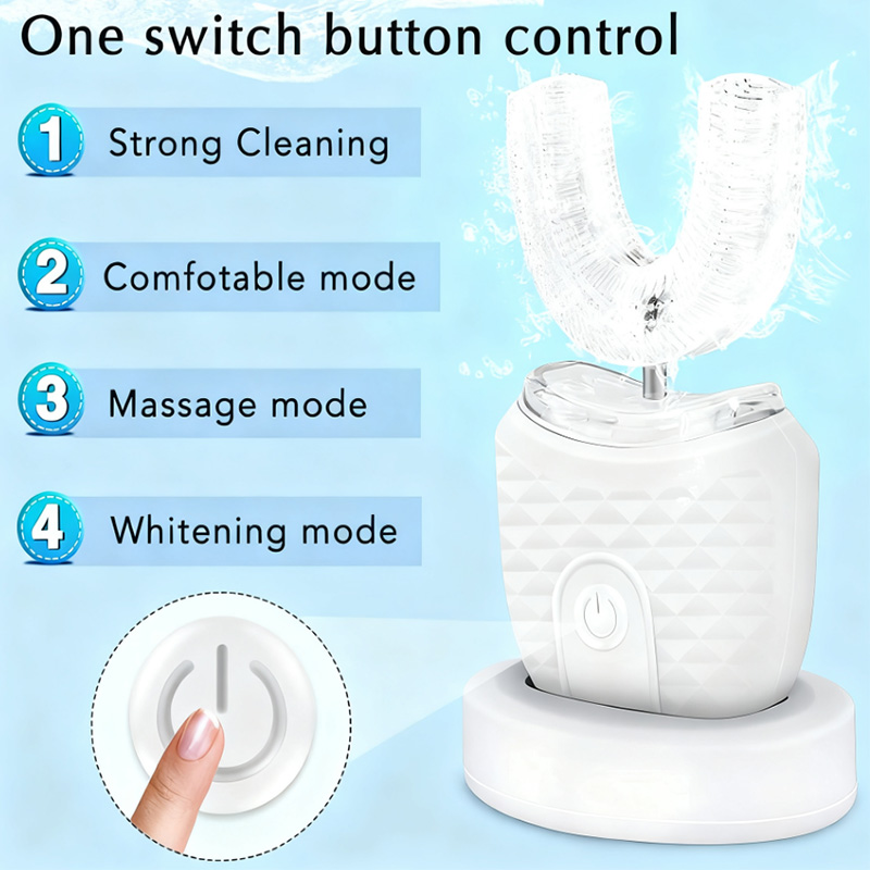 U-Shaped Electric Toothbrush A - Teeth Whitening Kit With Light review and price