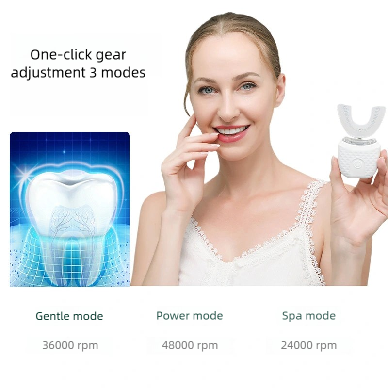 U-Shaped Electric Toothbrush A - Teeth Whitening Kit With Light review and price