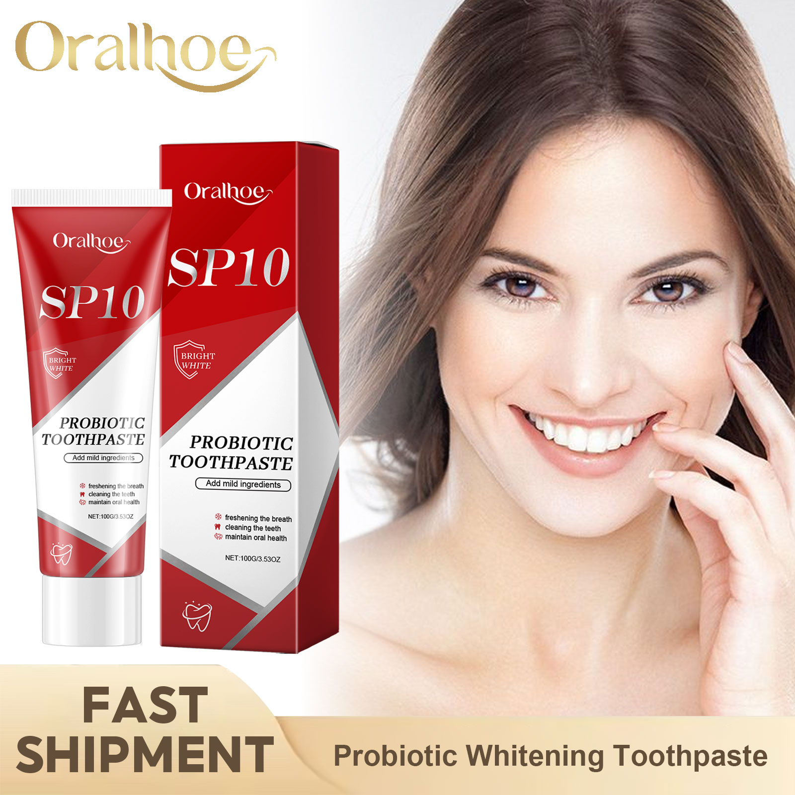Probiotic Jasmine Whiten Tooth - Teeth Whitening Yellow Teeth review and price