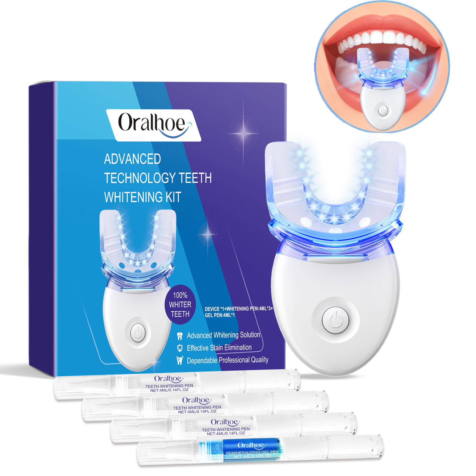 Professional Teeth Whitening L - Teeth Whitening Kit With Light review and price