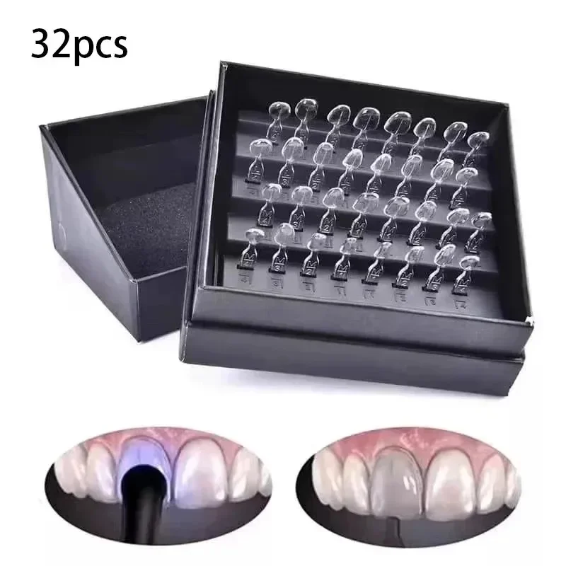 32pcs Dental Veneer Mould Kit  - Teeth Whitening Kit With Light review and price